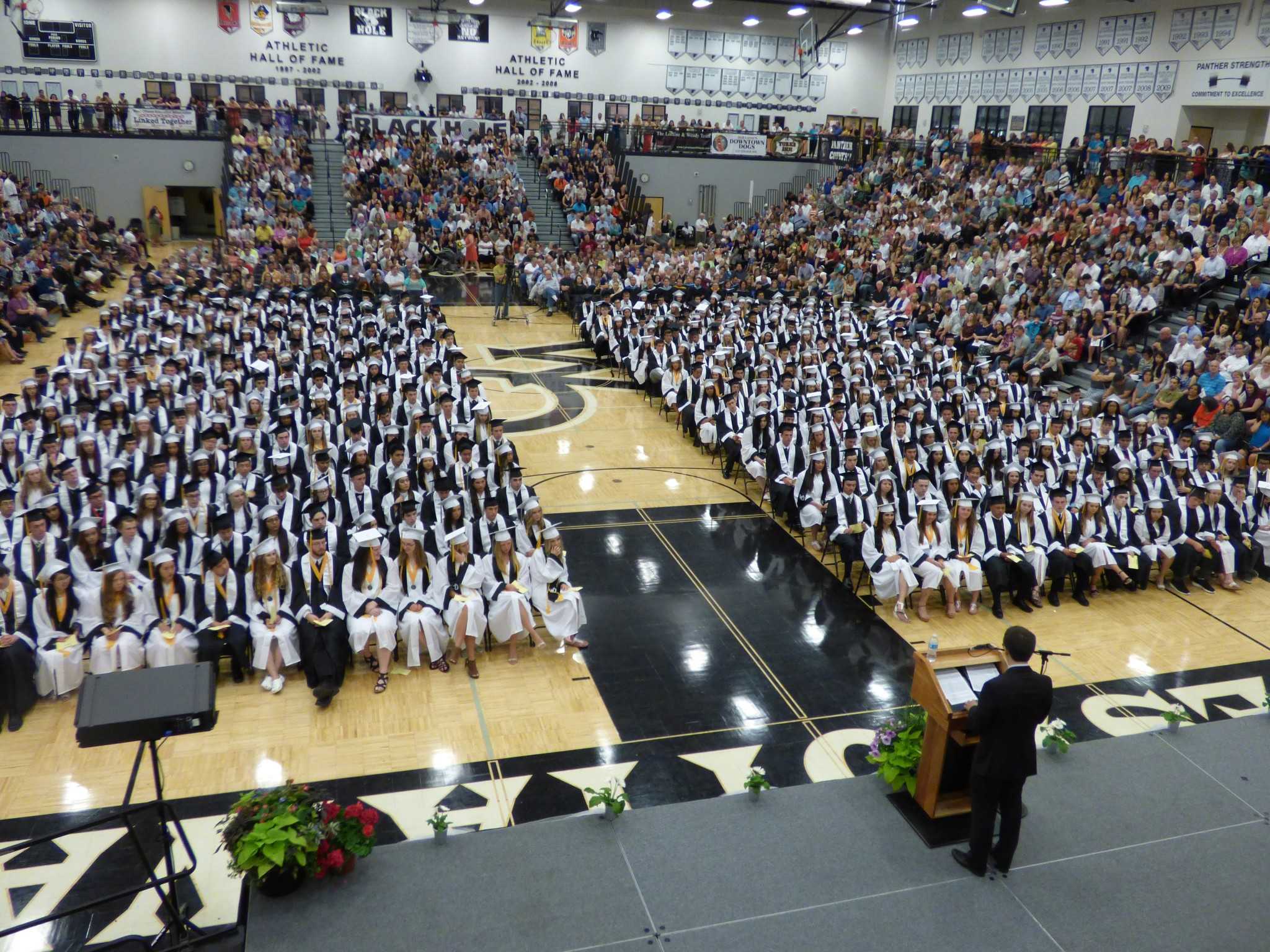 Dr. Keary Engle delivering his speech on May 26th.