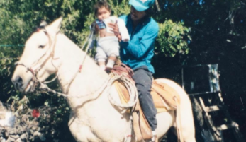 Juan Hernandez with his son Juan Hernandez Jr.