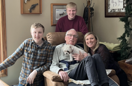 James McQuay has a lot of family support in his battle with Parkinsons.
