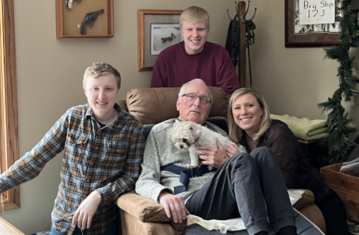 James McQuay has a lot of family support in his battle with Parkinson's.