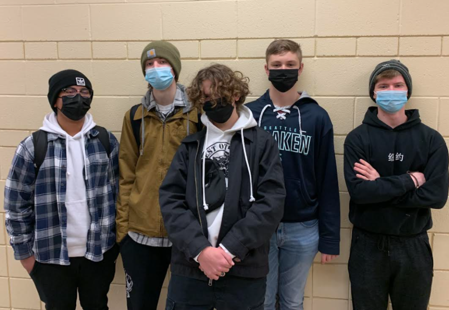 Many students in the high school have decided to continue wearing masks