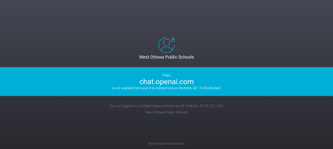 OpenAI blocked at West Ottawa Public Schools