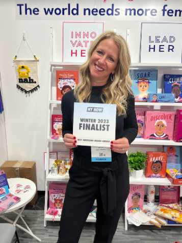 Kirsten Field earned the Winter 2023  Emerging Brand Finalist Award from NY Now 