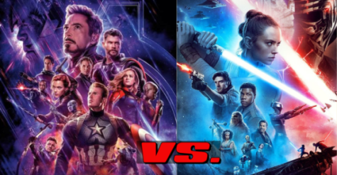 Marvel’s Avengers Endgame alongside Star Wars’ The Rise of Skywalker
