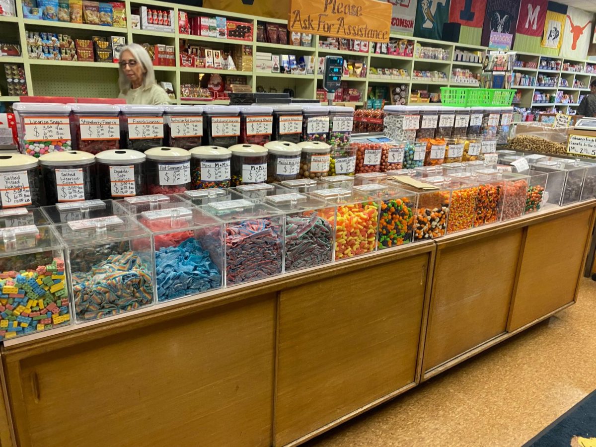 The peanut store form down town Holland mi, section of sour candys. 