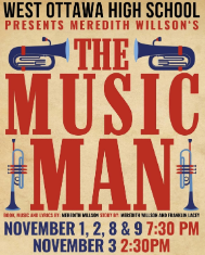 What is the most challenging moment in WOHS´s production of The Music Man