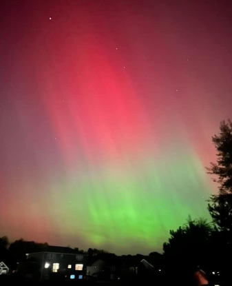 Jr. Kaleb Morley used his camera to view the northern lights on October 11.