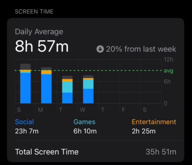 Balancing homework and screen time: a student's struggle